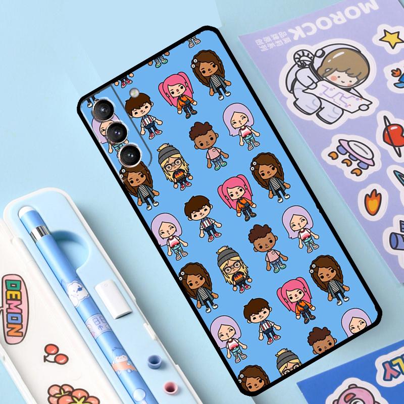 

Чехол Toca Boca Toca Life World для Samsung Galaxy S23 S22 S20 S21 Ultra S8 S9 S10 Note10 Plus Note20 Ultra S20 FE Galaxy S22Ultra