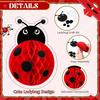 4pcs Ladybug Party Decorations Ladybug Love Bug Honeycomb Craft Kit Lady Bug Table Decor Honeycomb Centerpieces Love Bug Table Topper