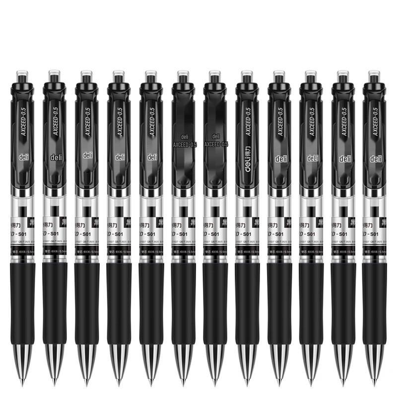 Deli S01 Retractable Gel Pen 0.5mm