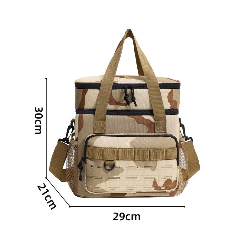 Double-layer incubator Outdoor large-capacity insulation bag Portable anti-leakage ice bag Going out camping picnic bag
