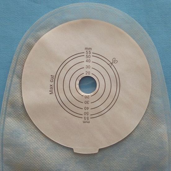 10 szt. Worki kolostomijne z możliwością drenażu Ostomia Stomia Wycinane na wymiar Zaciski System jednoczęściowy