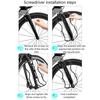 Mountain Bikes Pannier Rack Cycling Equipment Stand Footstock Bicycles Front Rack, Bike Luggage Tourings Carriers Rack