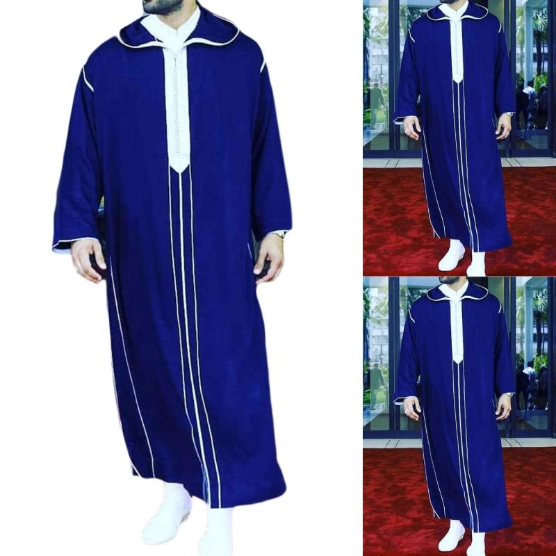 Traditionelle muslimische Kleidung Eid Naher Osten Arabisch Jubba Thobe für alle Jahreszeiten