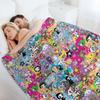 donutella and his friends unicorns mofia collaboration cartoonss,anime Chibi Throw Blanket Luxury Designer Blankets