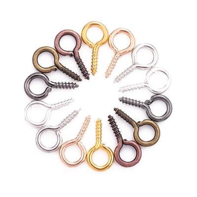 Home Party Supplies Screw Threaded Clasps Popular 200PCS/Pack Pearl Findings for Bracelet Mini Screw High Quality Beads Hooks Jewelry Making Eye Pins
