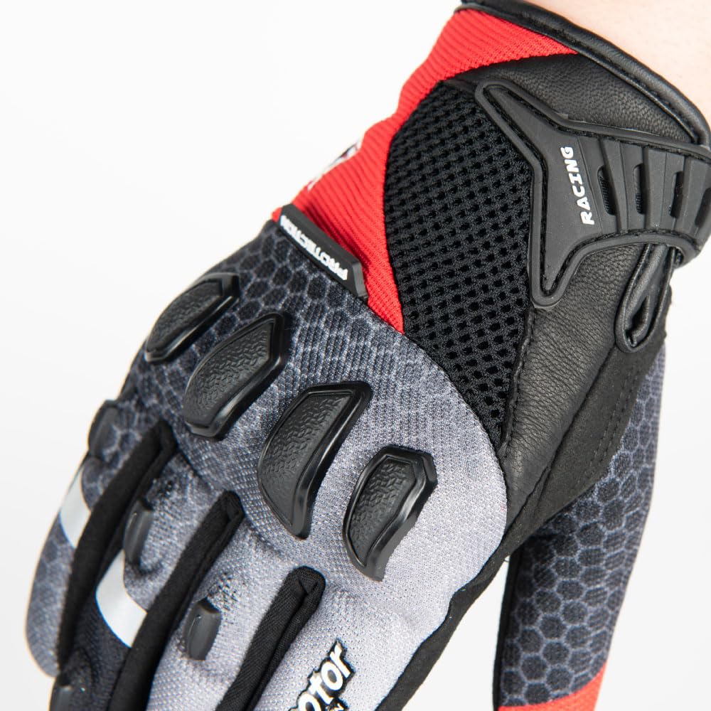 MT21 Motorcycle Riding Smartphone XL Size Gloves, Compatible, Black,