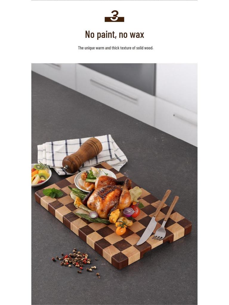 Kreatives Mosaik Massivholz Schneidebrett für Küche und Babynahrung