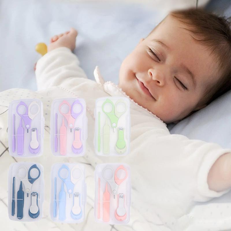Bezpieczny dla dziecka zestaw do obcinania paznokci Trymer Obcinacz Czyste Pęsety Narzędzia Dziecko Niemowlę Zestaw do Obcinania Paznokci Narzędzia do Pielęgnacji Paznokci i Uszu Dziecka