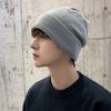 Knit Hat For Men Winter Warmth With Windproof Function And Letter Design For Casual Wear