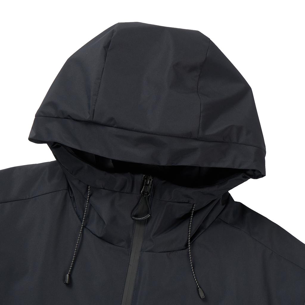 SAUCONY Sports Casual Solid Color Simple Hooded Three-In-One Down Jacket Men Jackets Black SC2240203AL-BK01