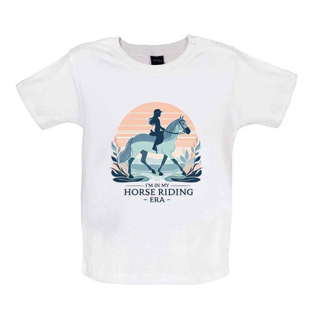 

I m In My Horse Riding Era - Baby Kids Boys Girls Unisex T-Shirt / Babygrow - Horses Riding Rider Love 150