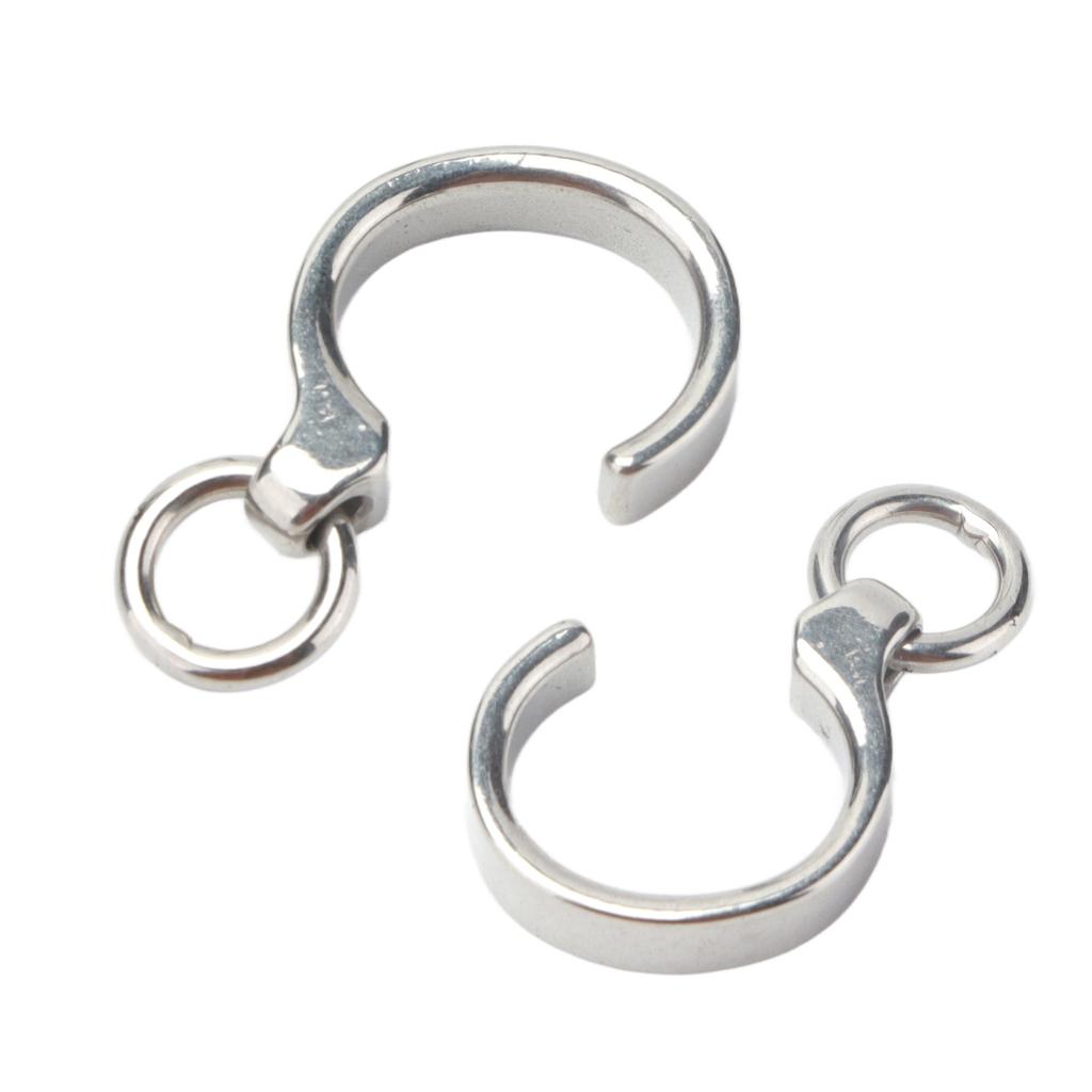 10pcs Bird Foot Ring Stainless Steel Outdoor Parrot Flying Accessory for Birds Training11#