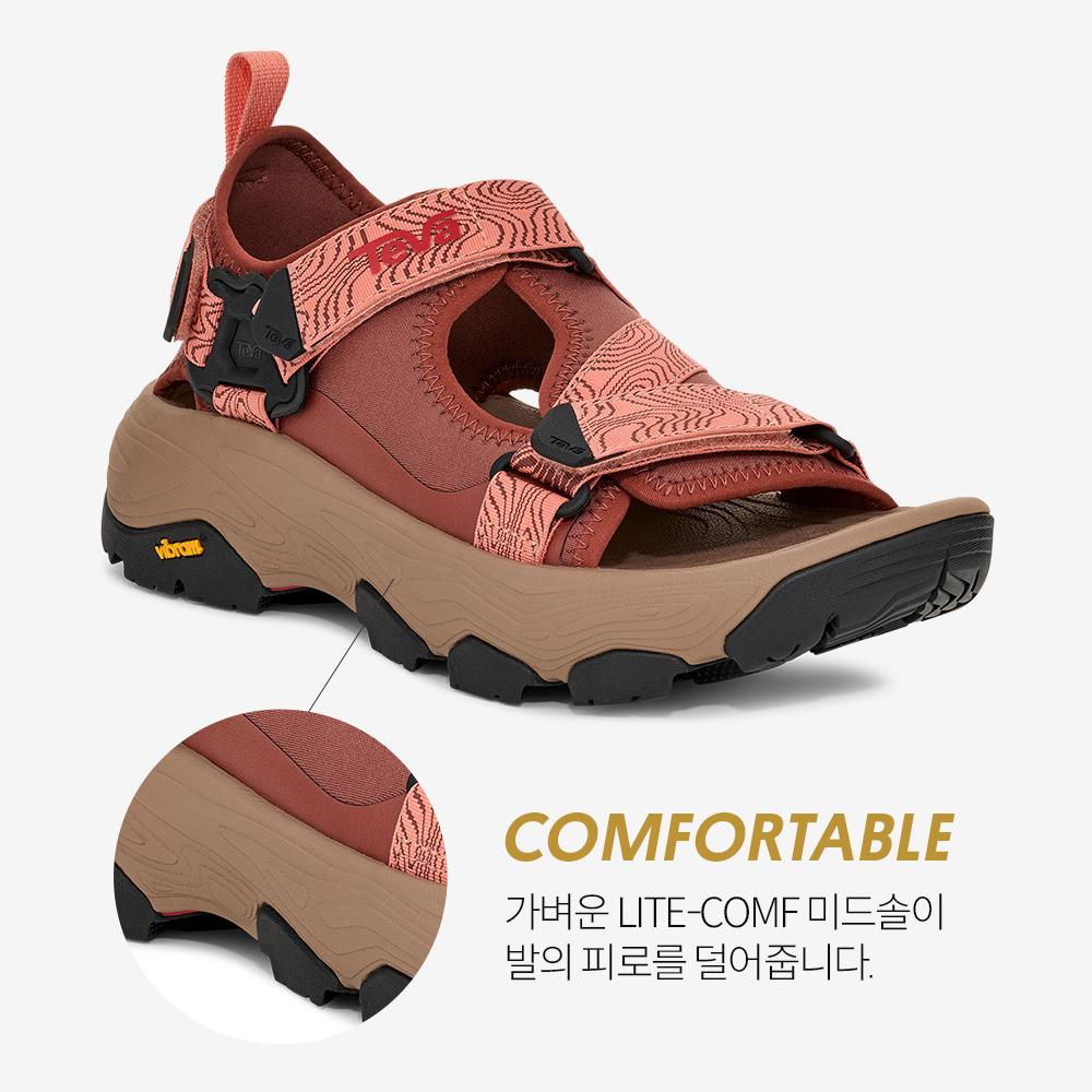 Teva Vibram Sole Women'S Grandview Max Sandals (Mgd) Stvf2516230-Mgd