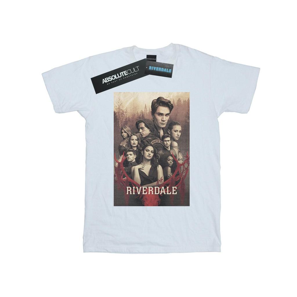 Riverdale Mens Stag Skull T-Shirt