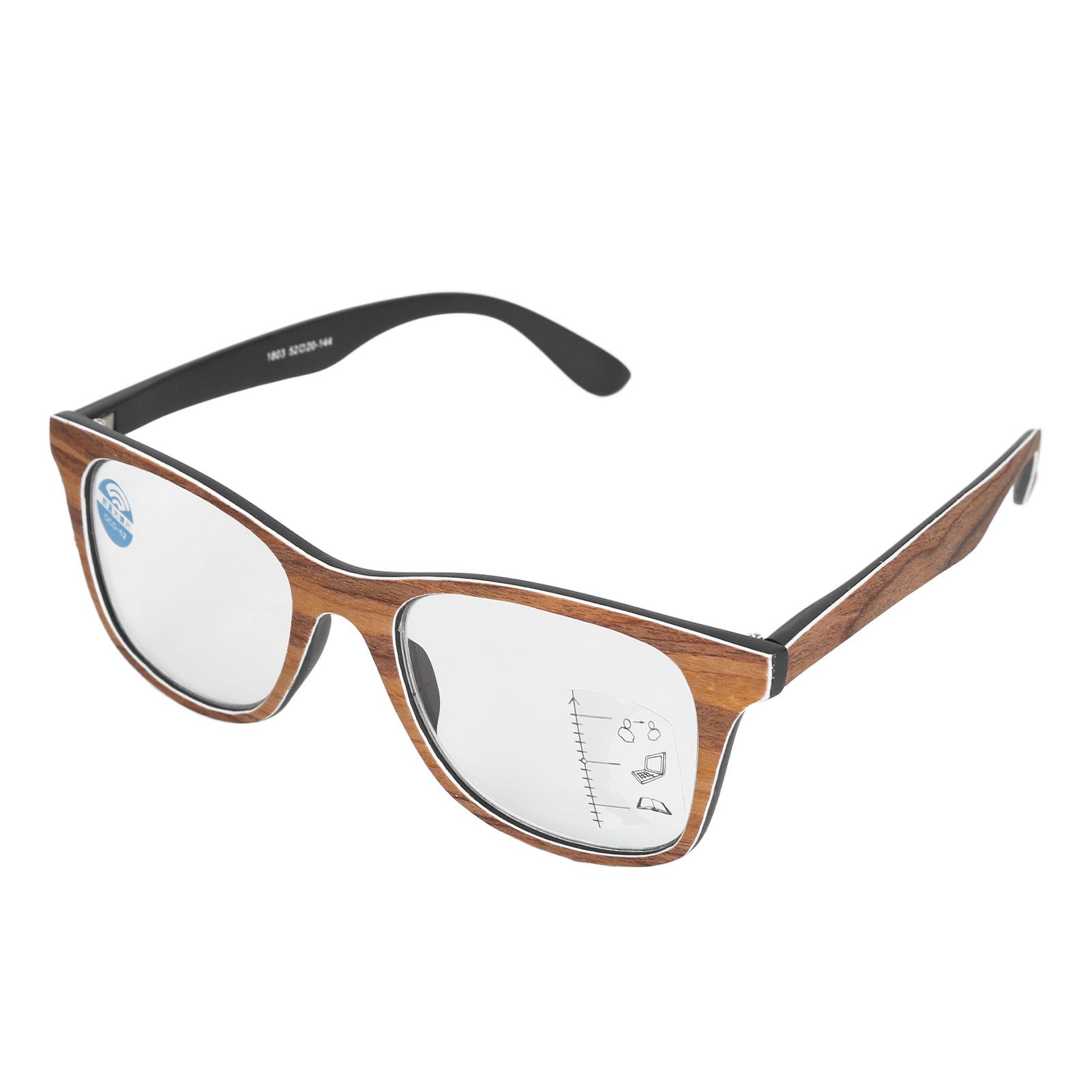 

Очки для чтения в винтажном стиле, прогрессивные фотохромные многофокусные очки двойного назначения для компьютера 250 коричневый