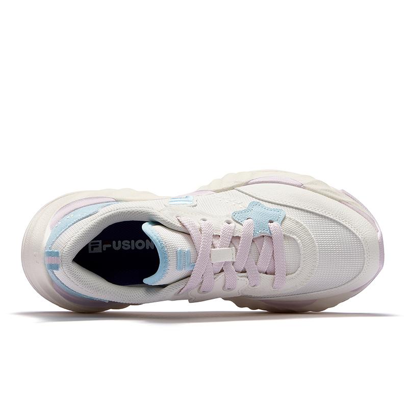 Fila Fusion Starfish 2 Casual Fashion Low-Top Lifestyle Shoes Women Sneaker White Pink T12W521012FSC