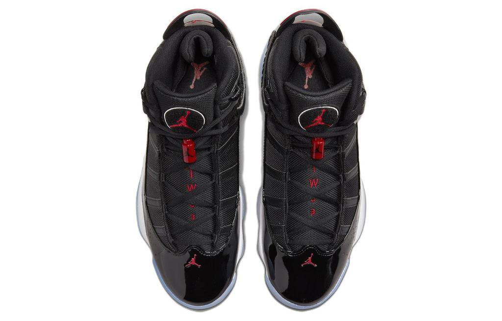 Jordan 6 Anillos Negro Gimnasio Rojo 322992-064