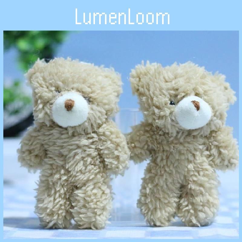 Adorable Teddy Bear Keychain Plush Toy Soft Stuffed Animal Doll Perfect Kids Gift