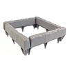 Stone Edging 8 - Piece Set , Imitation Stone Garden Border Fence for Landscape , PP
