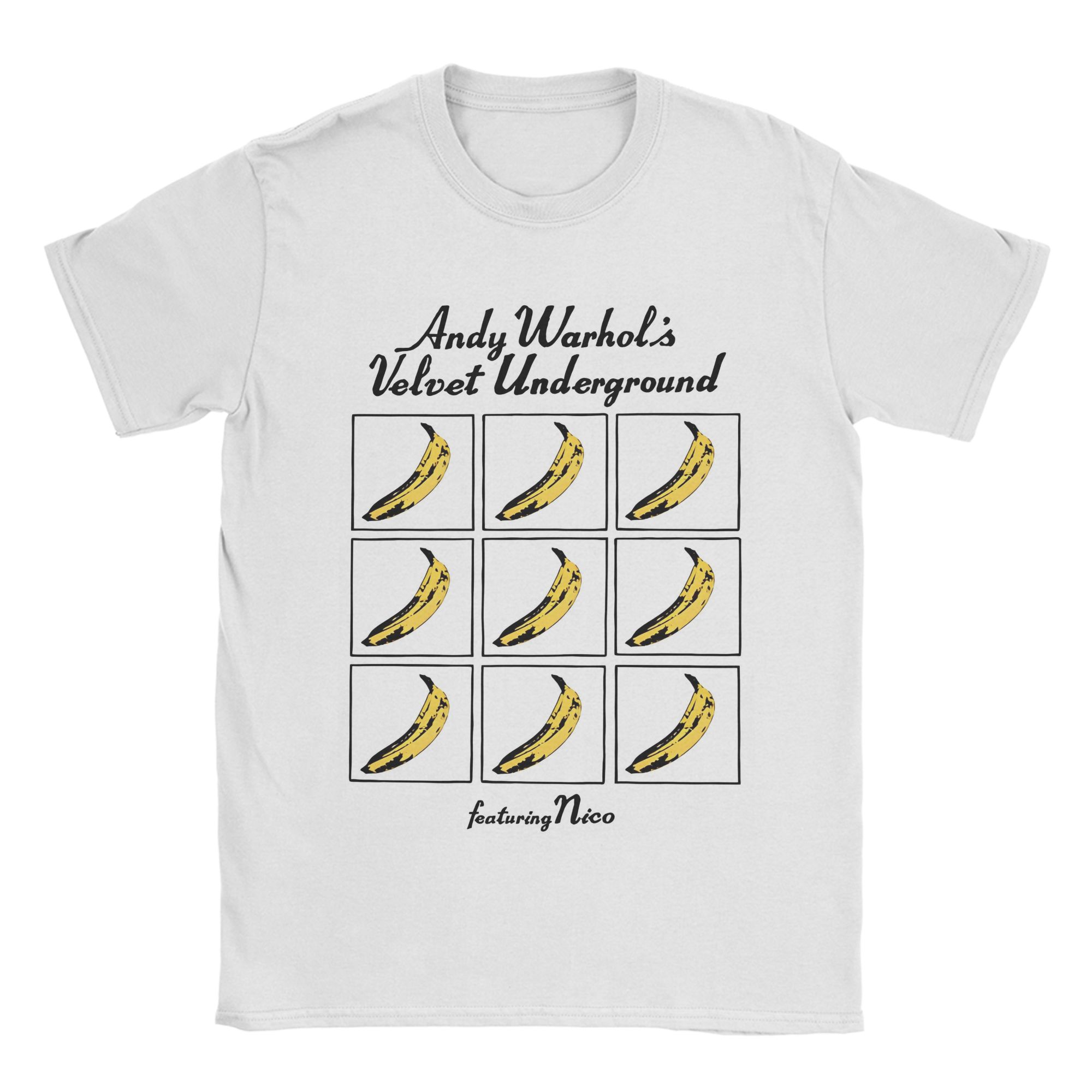 

The Velvet Underground Band T-Shirt Unisex Cotton Clothing Hip Hop O-neck Short Sleeve S