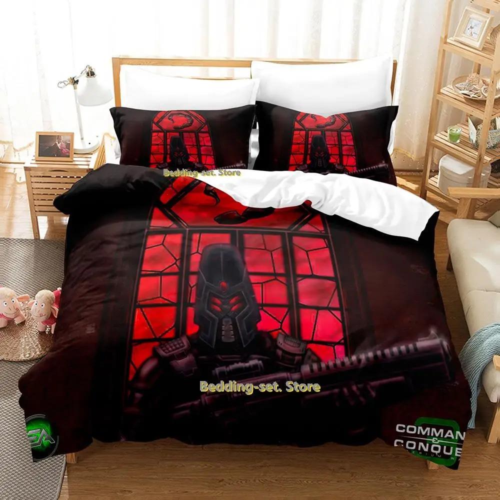 Command And Conquer 3 Bedding Set Single Twin Full Queen King Size Bed Set Adult Kid Bedroom Duvetcover Sets