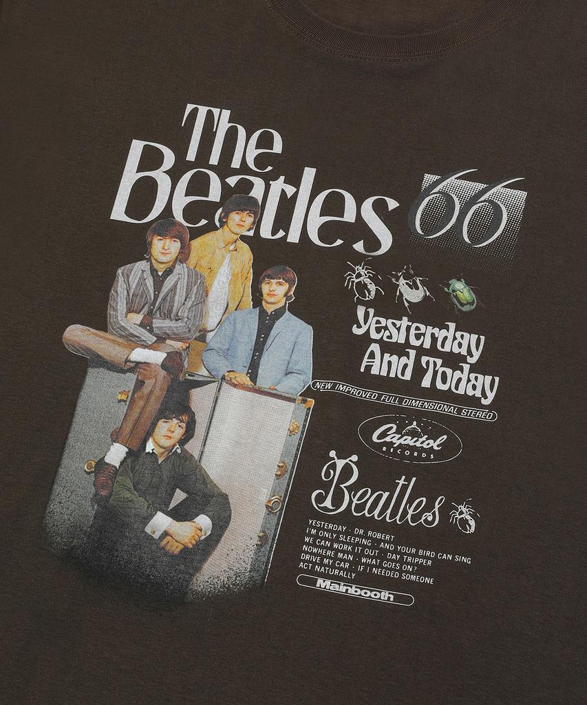 MAINBOOTH [The Beatles] Yesterday T-Shirt (Brown)