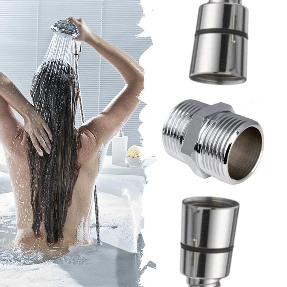 

Shower Connector Shower Hose Extend Chrome Brass Home Improvement