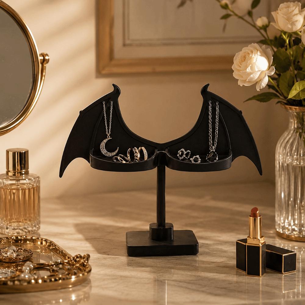 Bat Wing Eyeglasses Holder Gothic Style Jewelry Display Stand Storage Rack Bedroom Decor