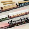 Electric Train Toy With Lights And Sound Train Set For Under Christmas Tree, Locomotive Train Model With Track Birthday Gifts
