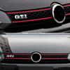 Für VW Volkswagen Jetta MK5 Golf Auto Frontgrill Kratzfeste Vinyl-Aufkleber Abziehbilder Zubehör Für Volkswagen GTI R-Line R Po