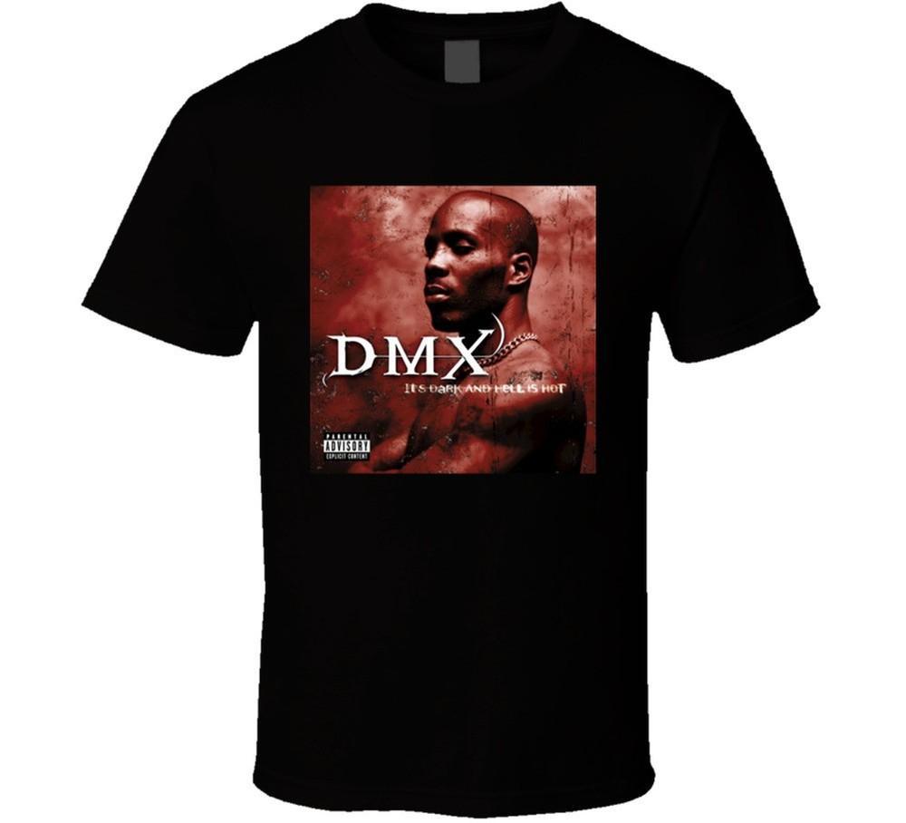 

DMX It s Dark And Hell Is Hot 90 s Hip Hop Album Cool Retro Unisex T-Shirt XXXL