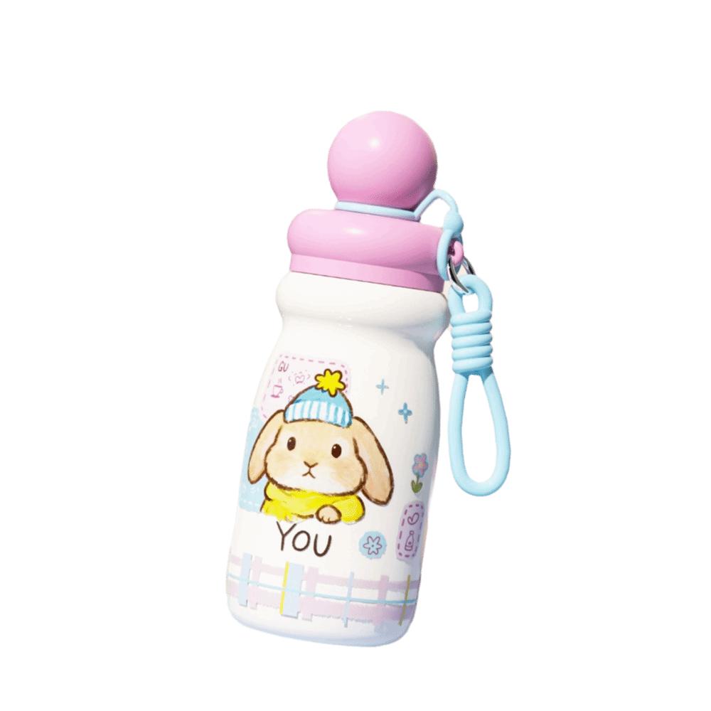 Cartoon Insulated Cup Animal Pattern Insulated Water Bottle Stainless Steel Water Cup  Daily Carry