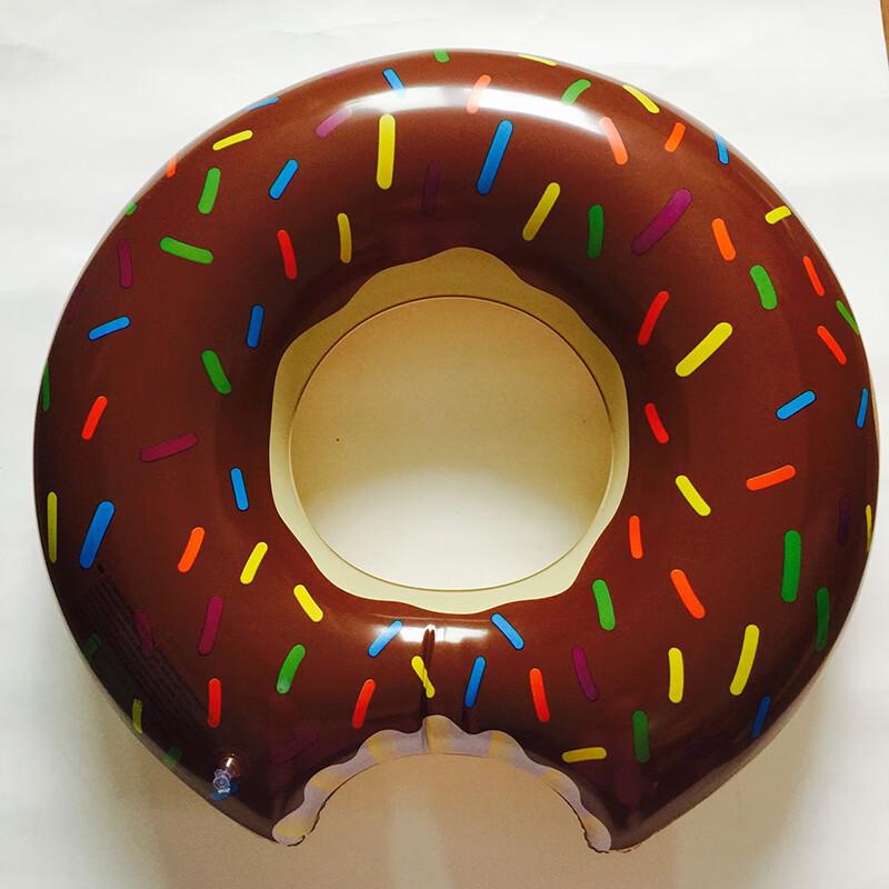 Inflatable Donut Swimming Ring with Handles