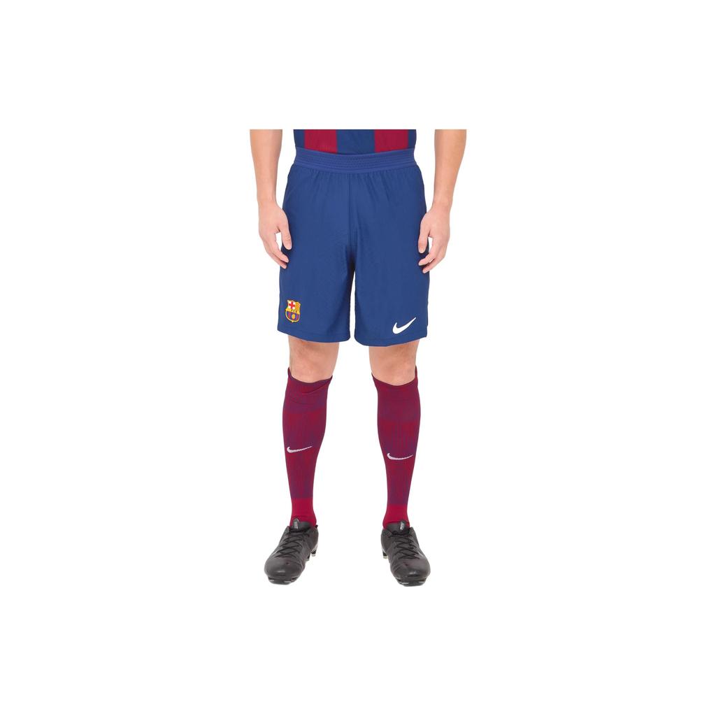 Nike Barcelona 23/24 Season Home Player Edition Logo Print Solid Color Elastic Shorts Men Shorts Blue DX2627-455