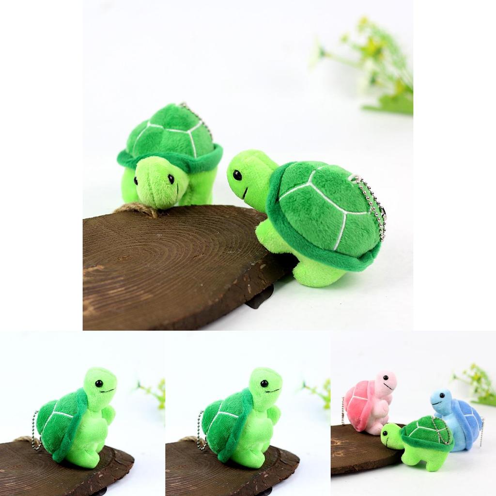 Soft Short Plush Turtle Toy Small Stuffed Animal Grab Machine Gift 10cm