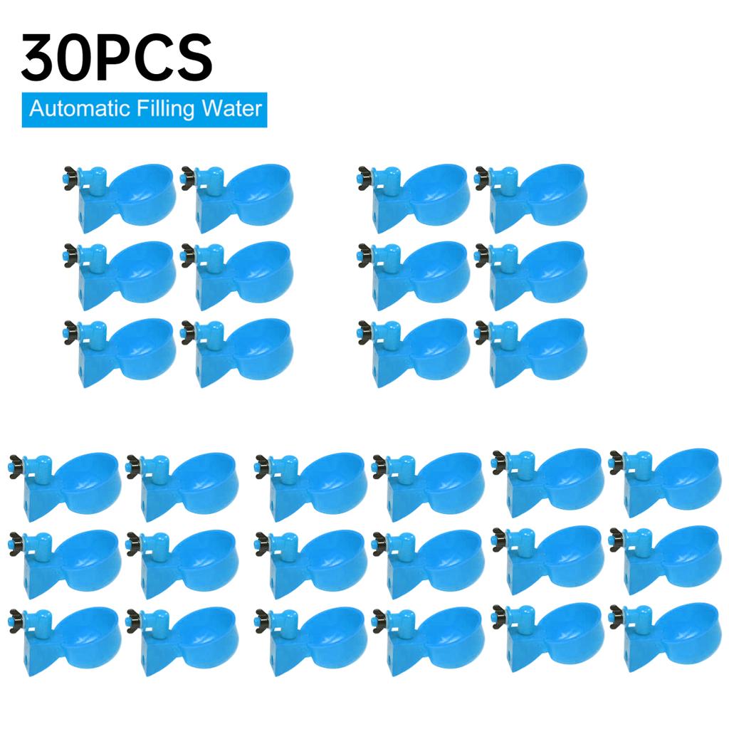 36-1PCS Chicken Drinking Cup Automatic Drinker Chicken Feeder Poultry Waterer Drinking Water Feeder for Chicks Duck Goose Quail