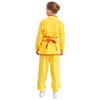 Unisex Kung Fu Performance Set für Kinder: Authentisches Chinesisches Kampfsport-Anzug mit Drachen-Design für Wettkampf & Show