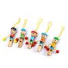 Cartoon Wooden Pirate Whistle Toy - Children's Wind Instrument for Babies, Kids, and Kindergarten Prizes