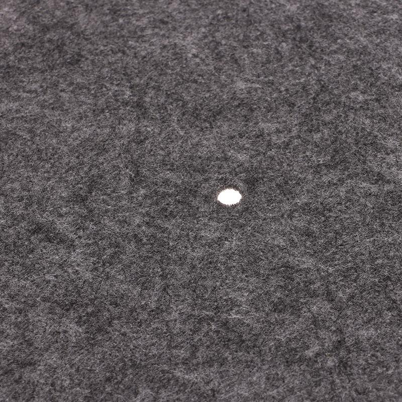 1 st slipmatta filt skivspelare tallriksmatta för LP vinylskiva ljudersättning DIY-tillbehör audiophil tjock skivspelarmatta