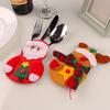 Santa Claus & Snowman Christmas Cutlery Set - Table Decorations
