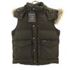 Unused Aleutian Down Vest XS Khaki Brown System ALEUTIAN VEST Men's Used