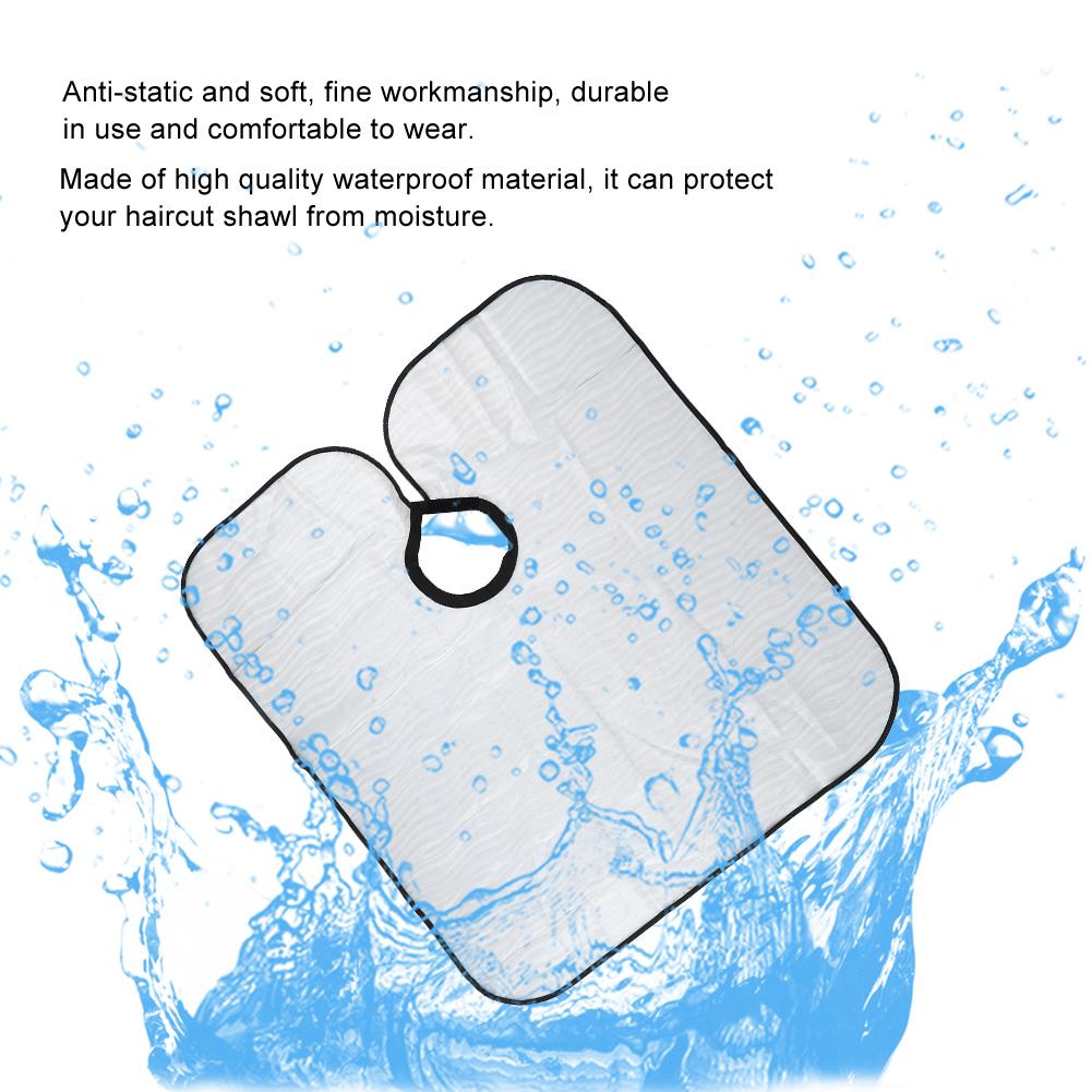 Waterproof Hair Salon Hair Dyeing Haircut Shawl Cape Hairdressing Shawl Cloth Tool