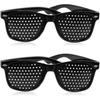 2pack Pinhole Glasses For Improving Vision, Unisex Eyesight Strengthening Pinhole Glasses