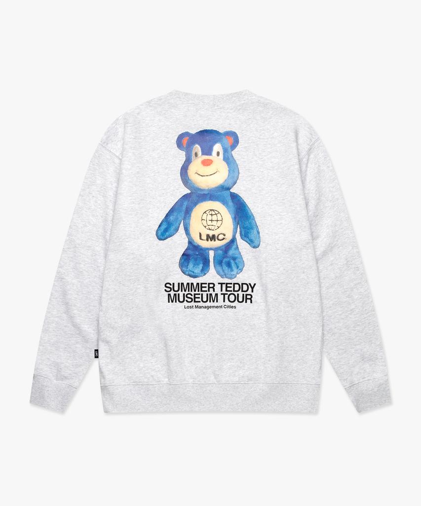 Summer Teddy Museum Tour Sweatshirt Light Heather Gray