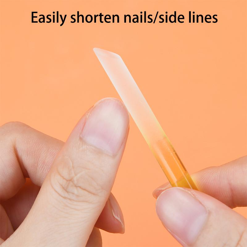 Glass Cuticle Pusher Cuticle Remover Tool Double Sided Cuticle Trimmer Manicure Stick Professional Manicure Tool