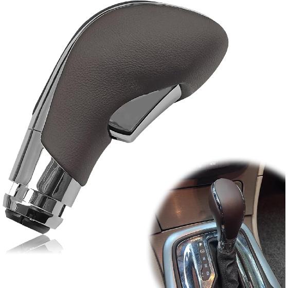 Automatic Gear Stick Shift Knob Compatible with 2012-2017 Buick Verano Car Gear Shift Knob Leather Car Stick Lever Gear Shifter Knob Cover Head