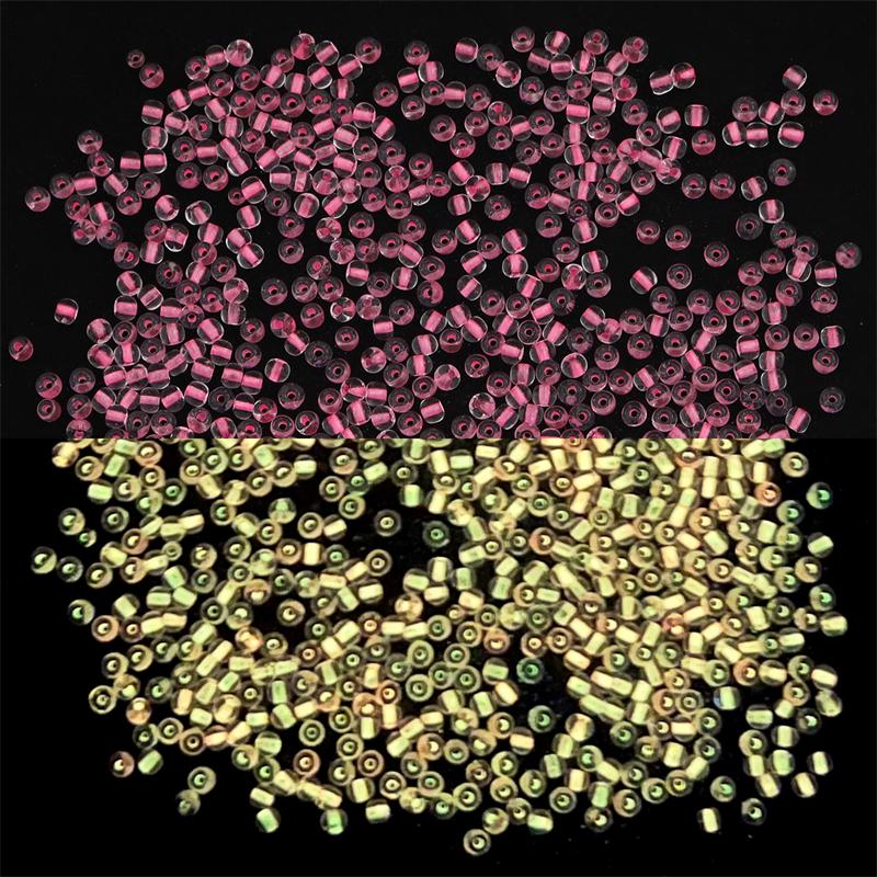 150/220/660 Stück Hochwertige gefärbte Kern Leuchtende Rocailles Macarons Mattiert Poliert Glasperlen für Armband Halskette DIY Schmuckzubehör Herstellung
