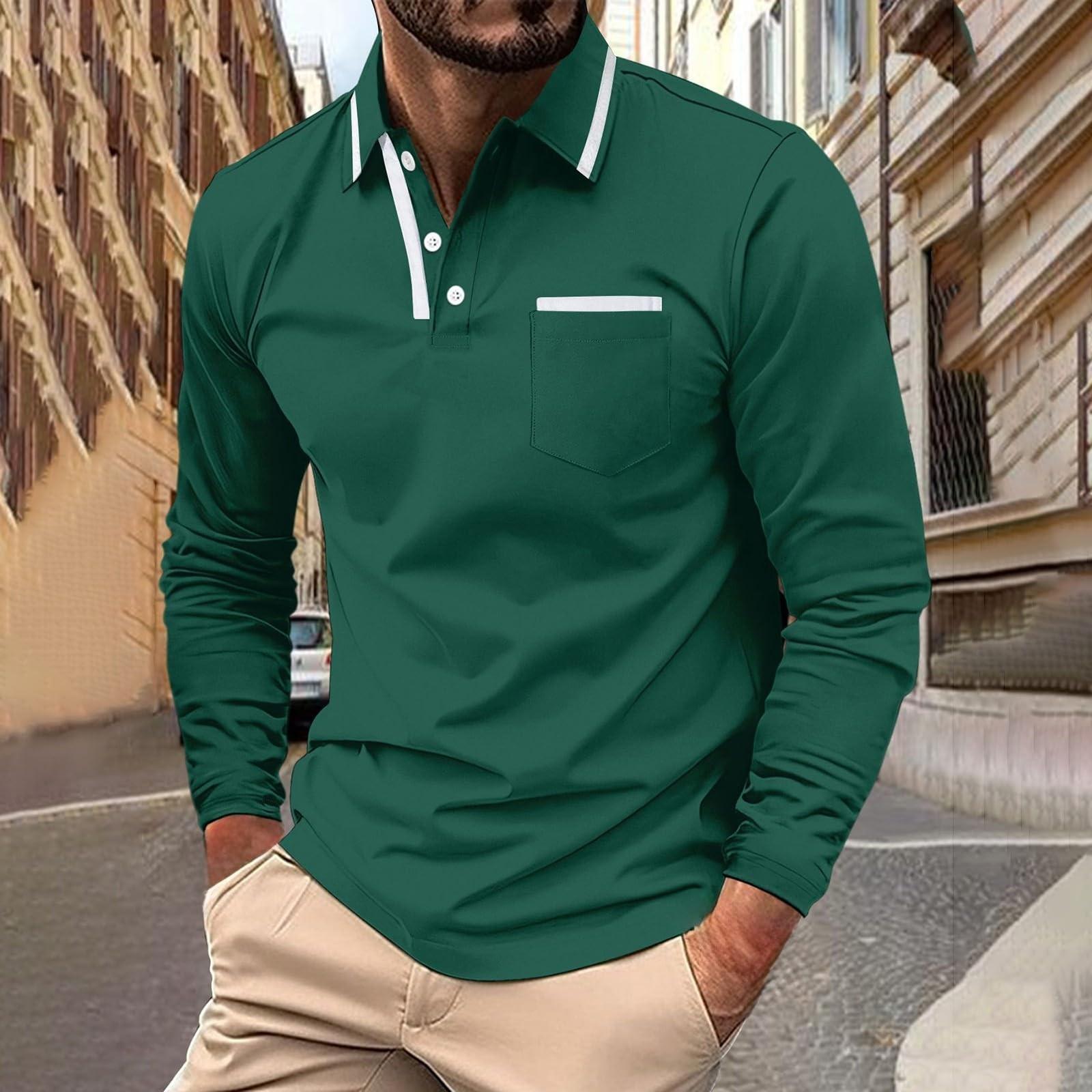 

Мужская повседневная полосатая рубашка с лацканами, деловая, с длинным рукавом, с плетением, PO LO S