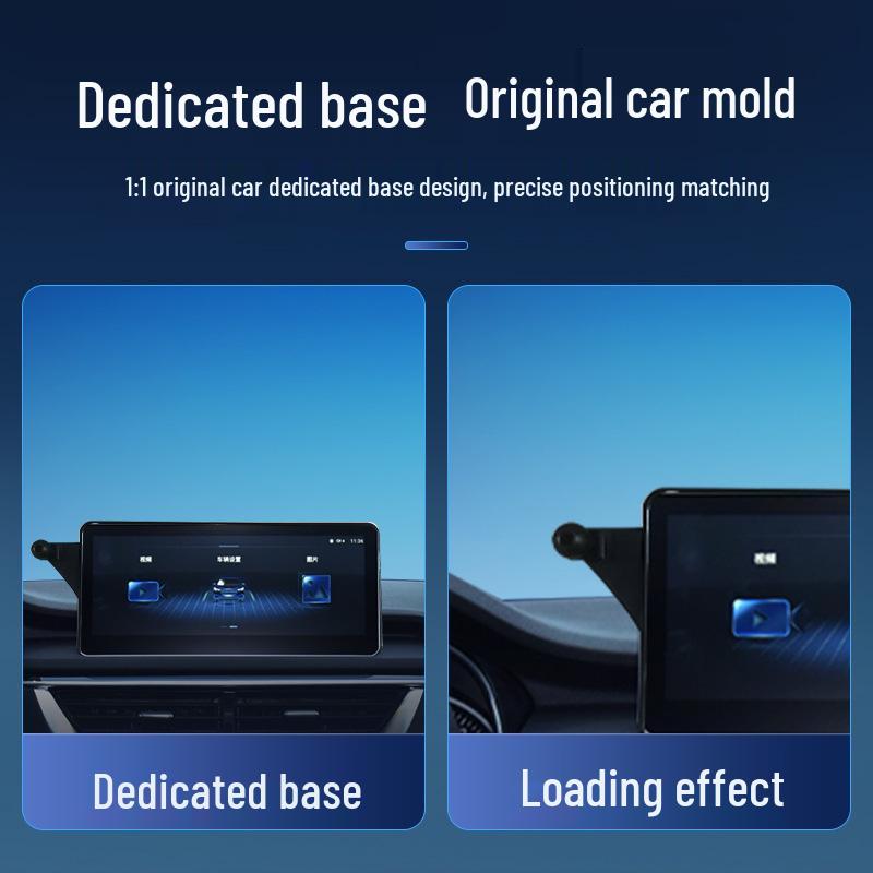 Car Phone Holder Base for Hongqi H5/E-QM5 Models - Vehicle-Specific Accessory