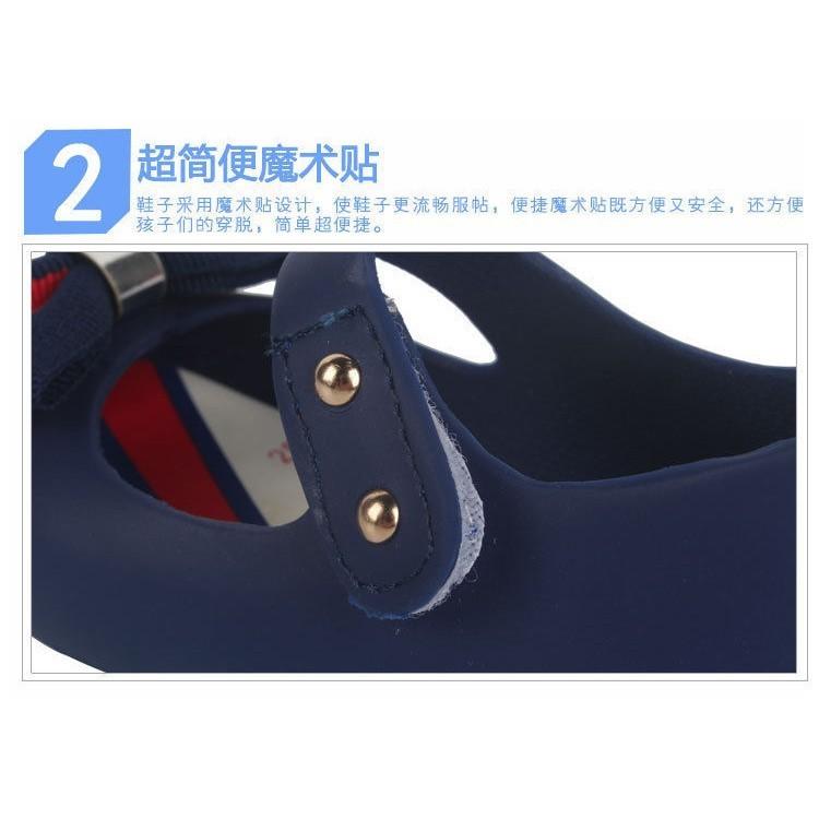 Charming Mini Melissa Girls British College Wind Bow Tie Kid Shoes For Stylish Children